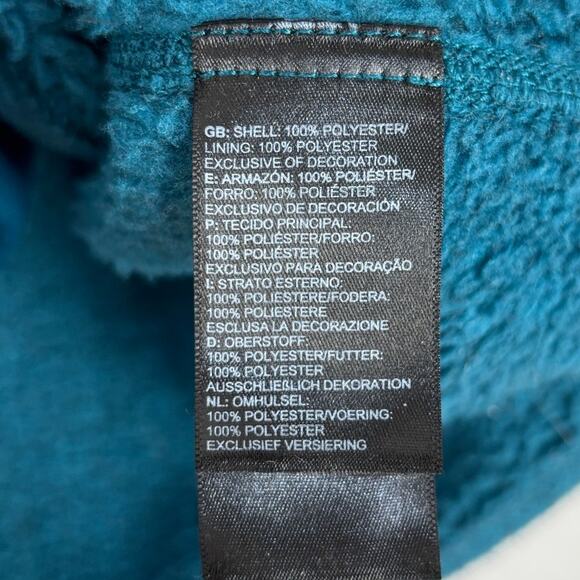The North Face Blue Full Zip Sweater Fleece Jacket Women Medium - Picture 6 of 8